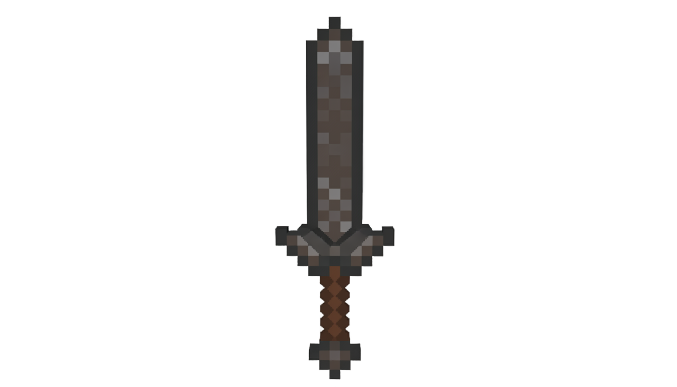 netherite sword png 16x16 PNG transparent background