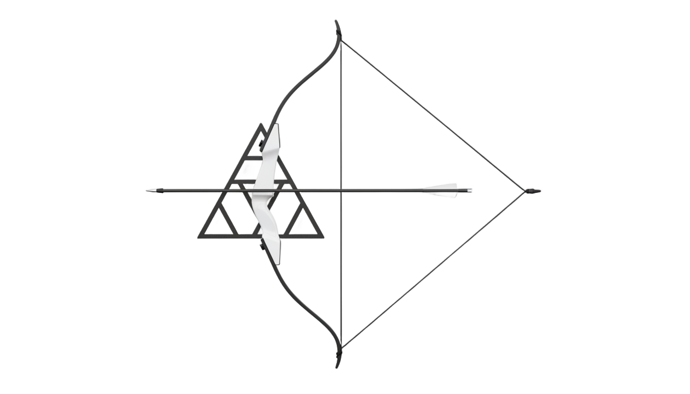bow and arrow logo png PNG transparent background