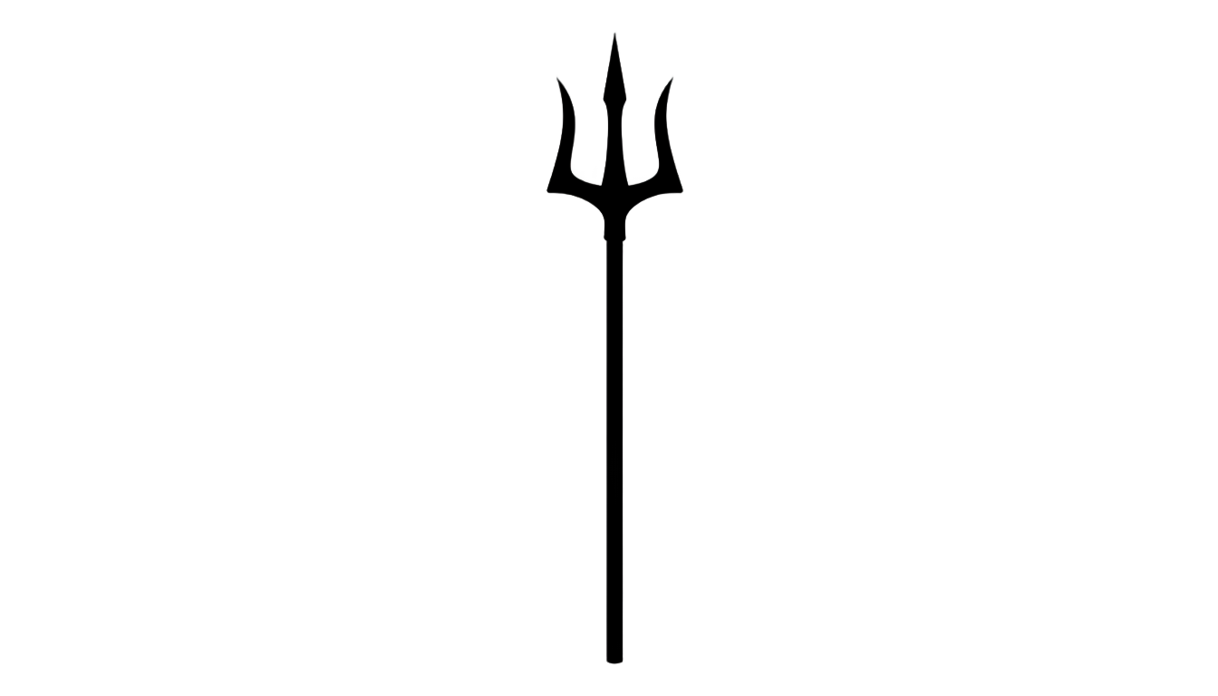 trident silhouette png PNG transparent background