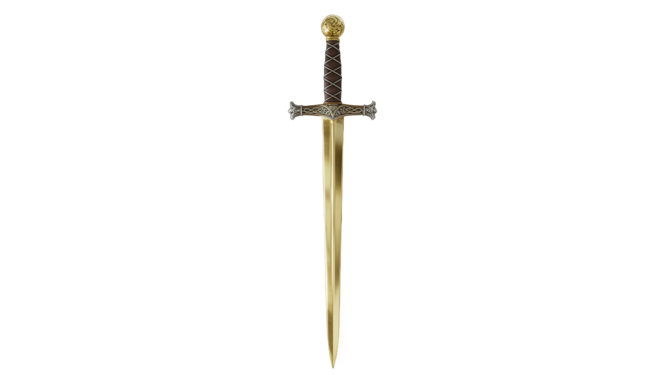golden sword png PNG transparent background