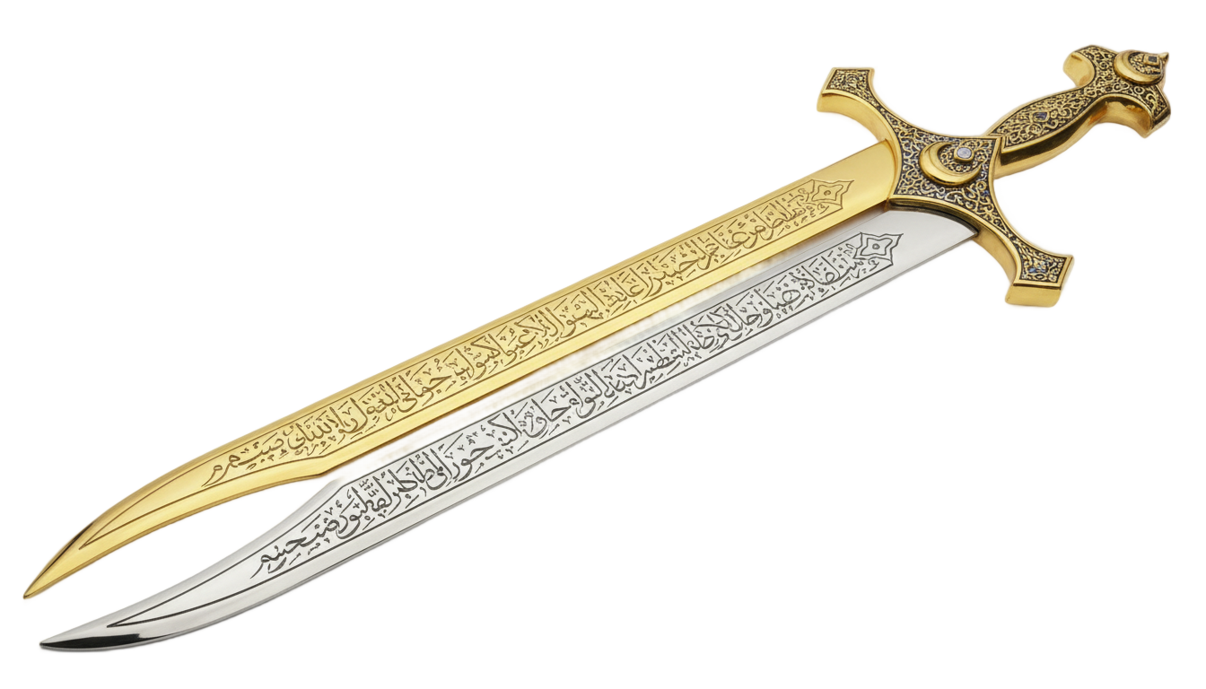 zulfiqar sword logo png PNG transparent background