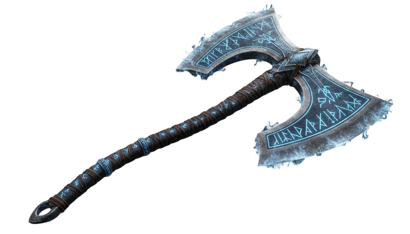 kratos axe png PNG transparent background