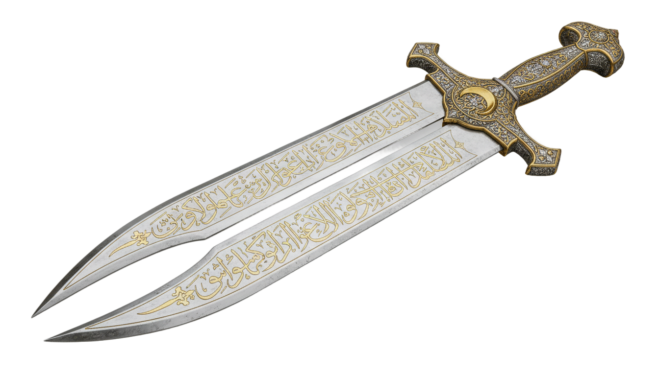 zulfiqar sword logo png PNG transparent background