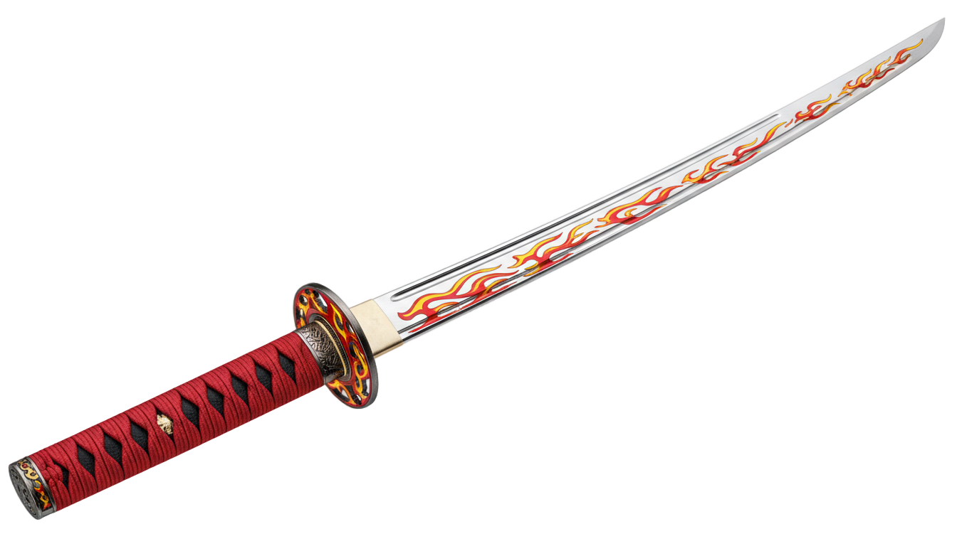 rengoku sword png PNG transparent background