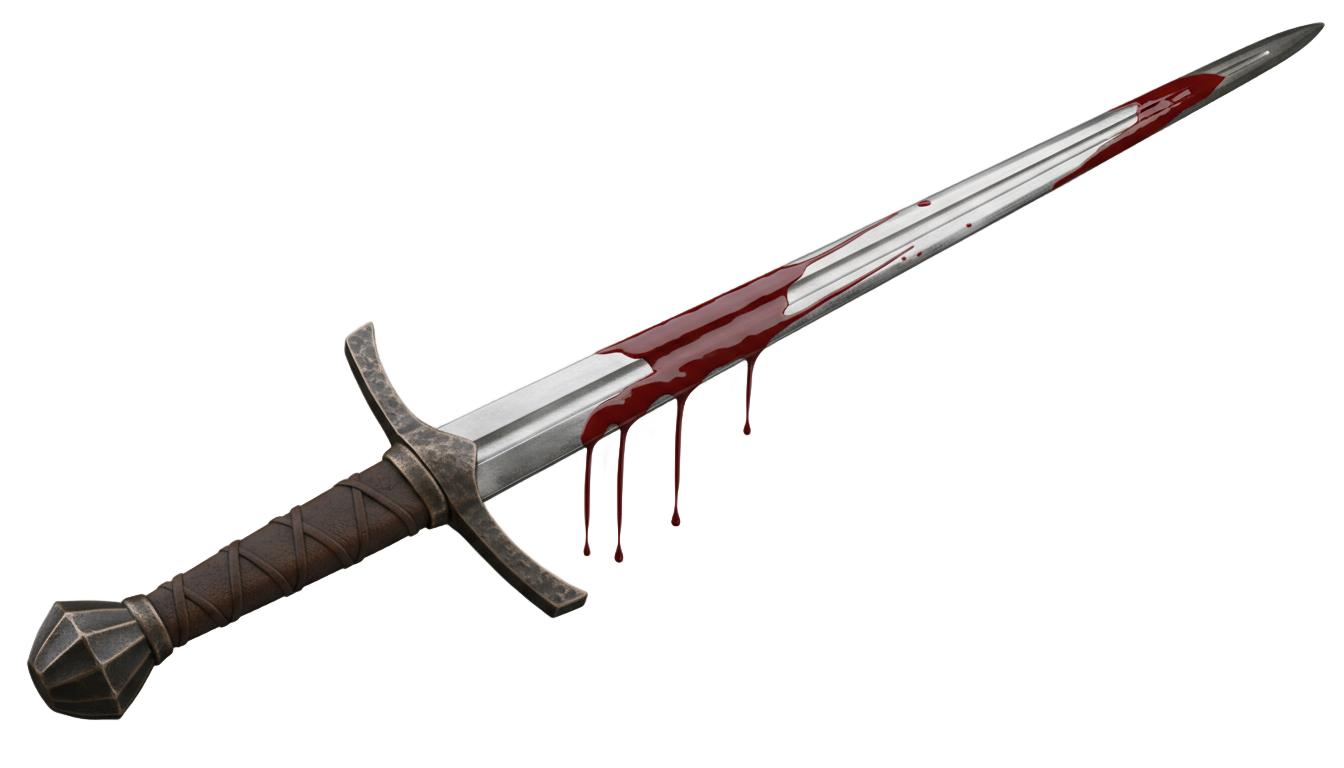 bloody sword png PNG transparent background