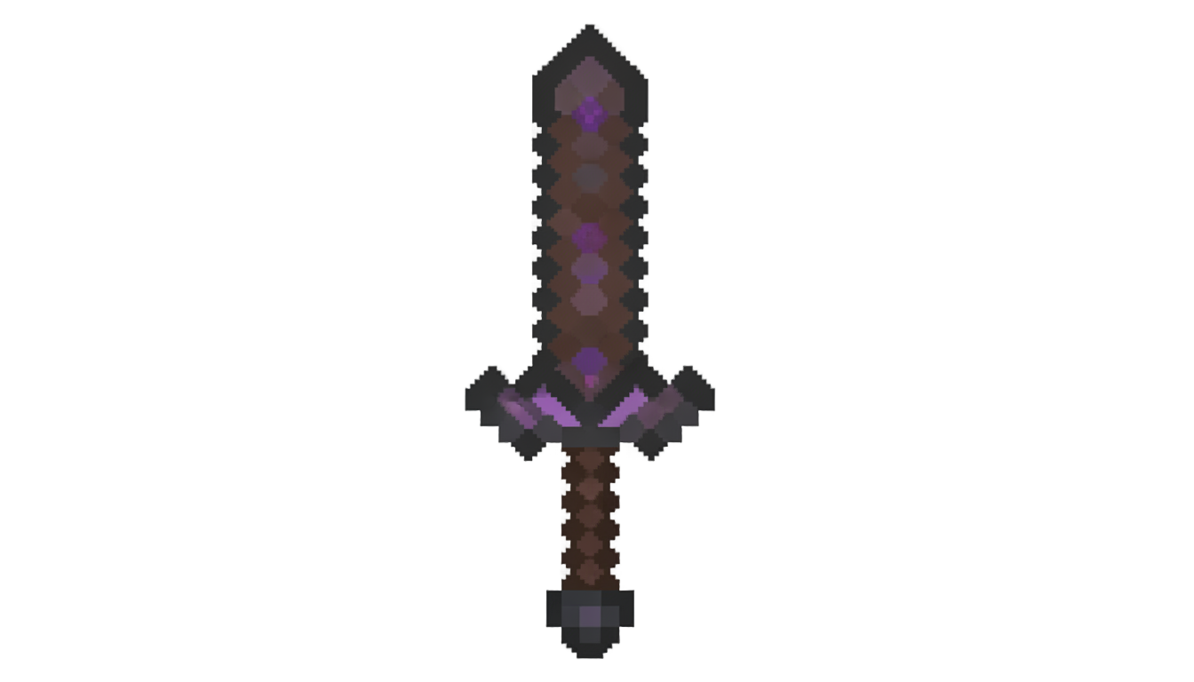 netherite sword png 16x16 PNG transparent background