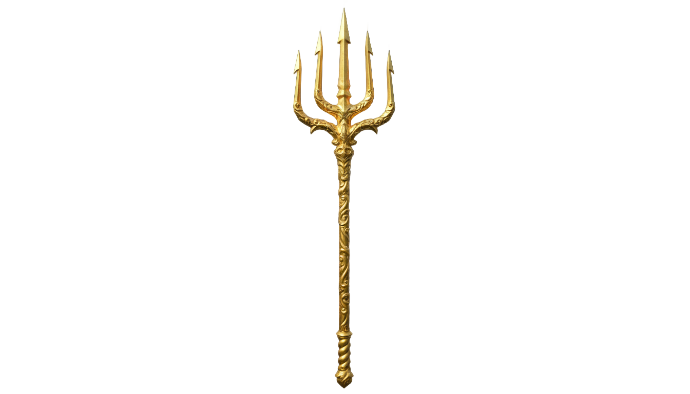 aquaman trident png PNG transparent background