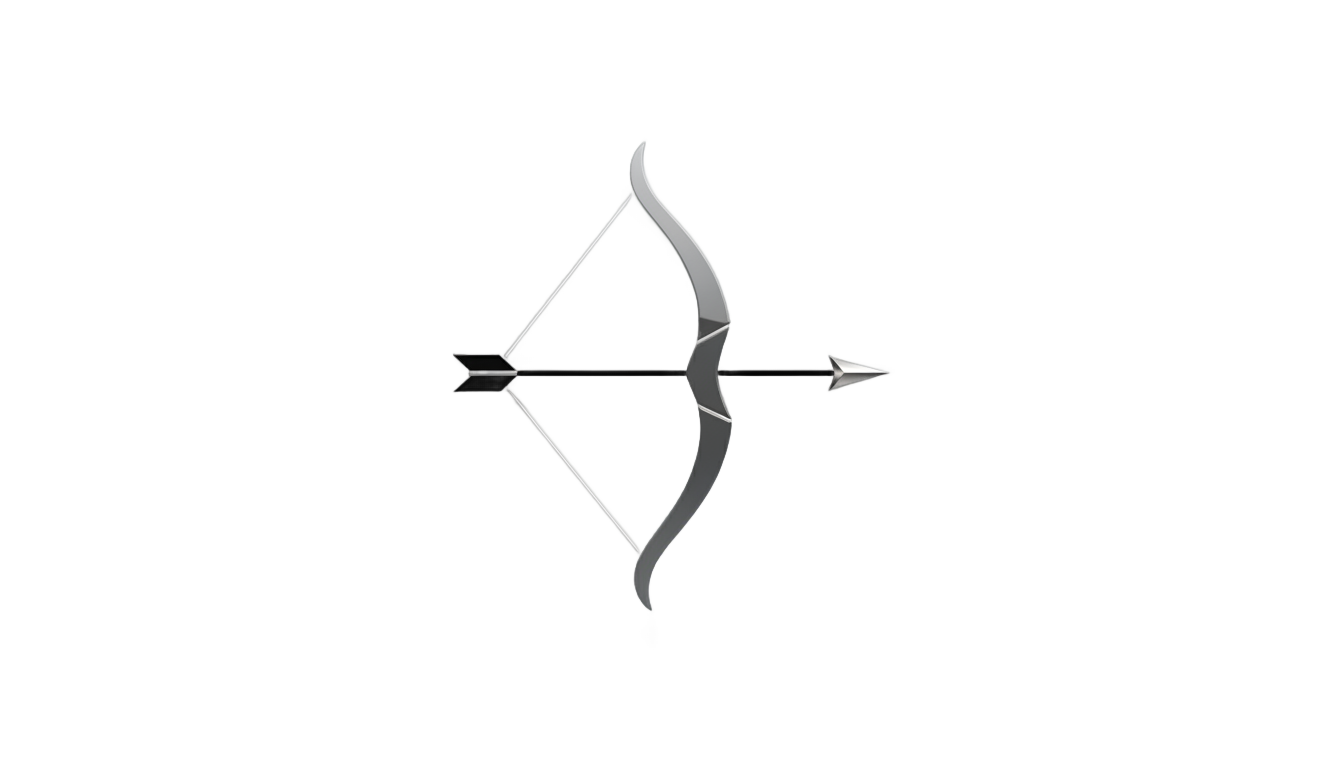 bow and arrow logo png PNG transparent background
