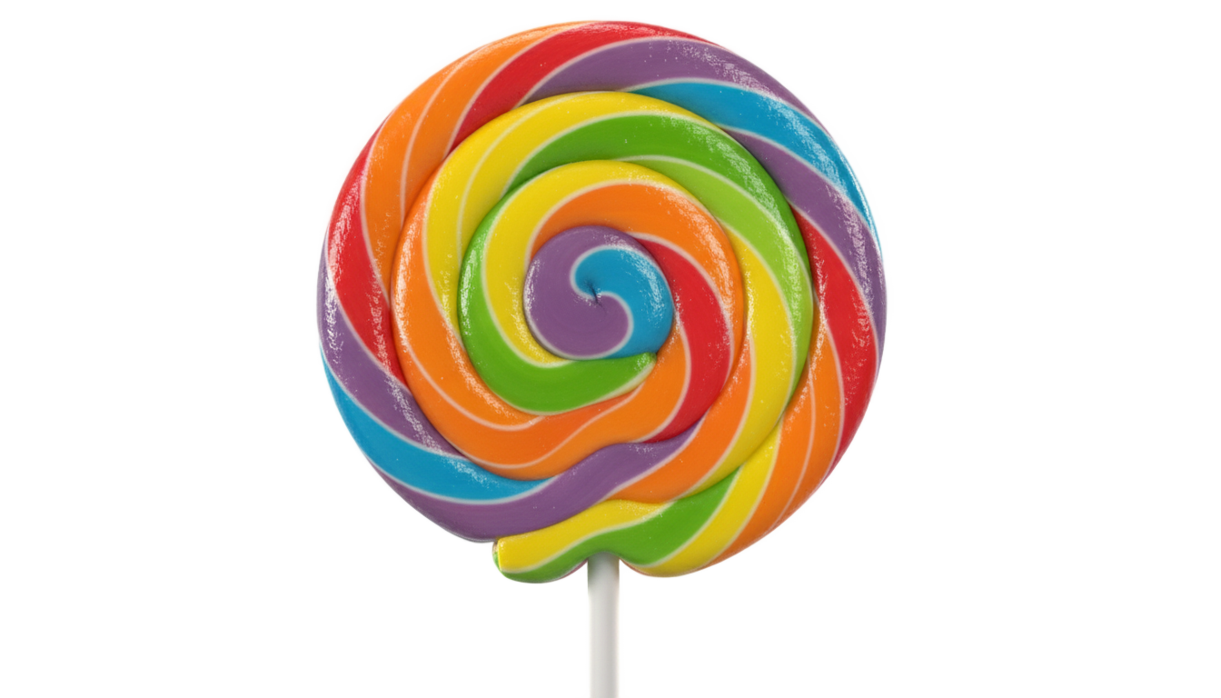 rainbow lollipop png PNG transparent background
