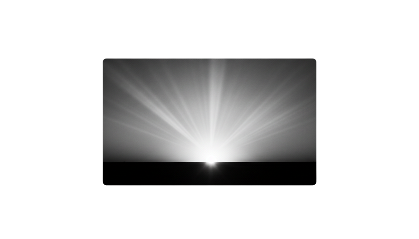 sunrise png black and white PNG transparent background