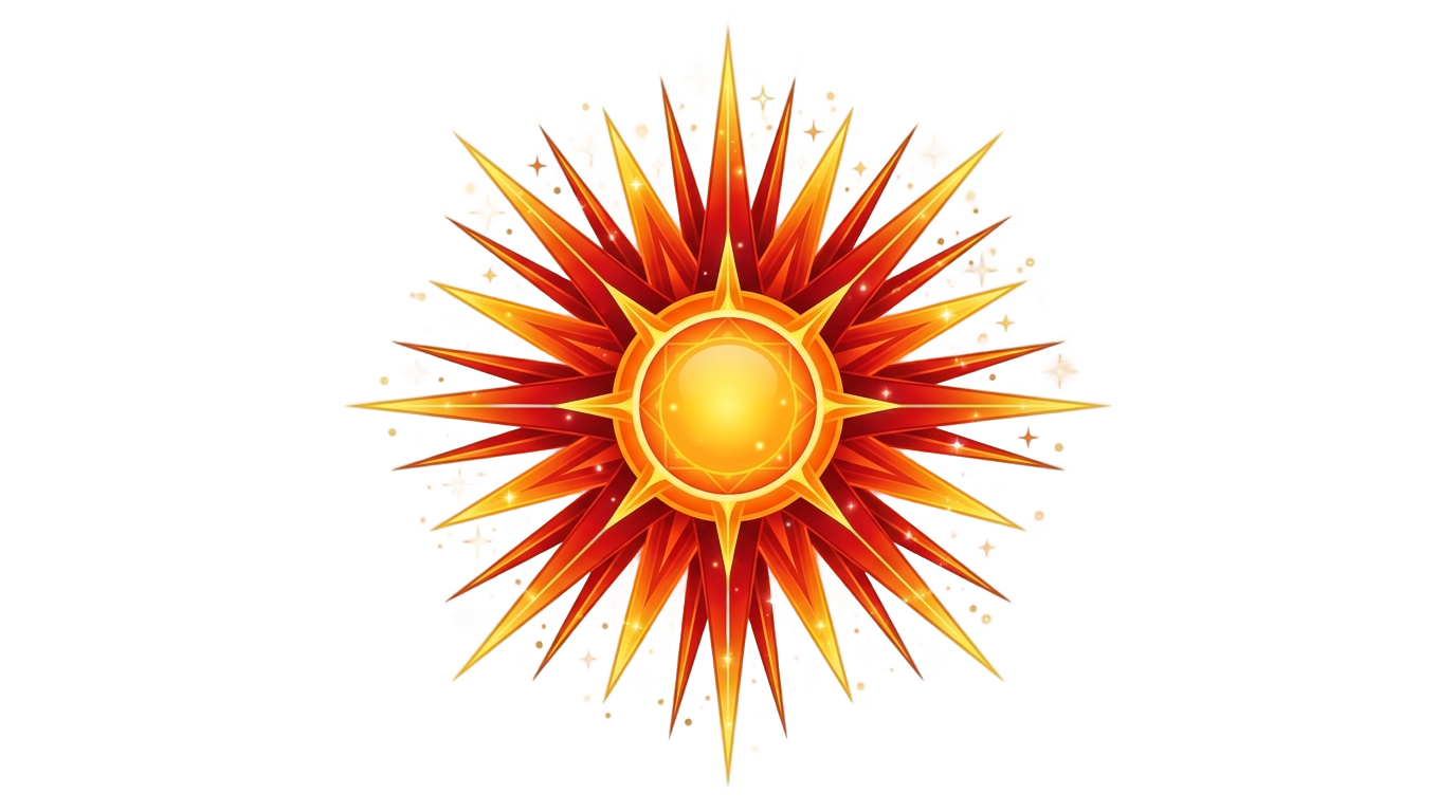 sunset shimmer cutie mark png PNG transparent background