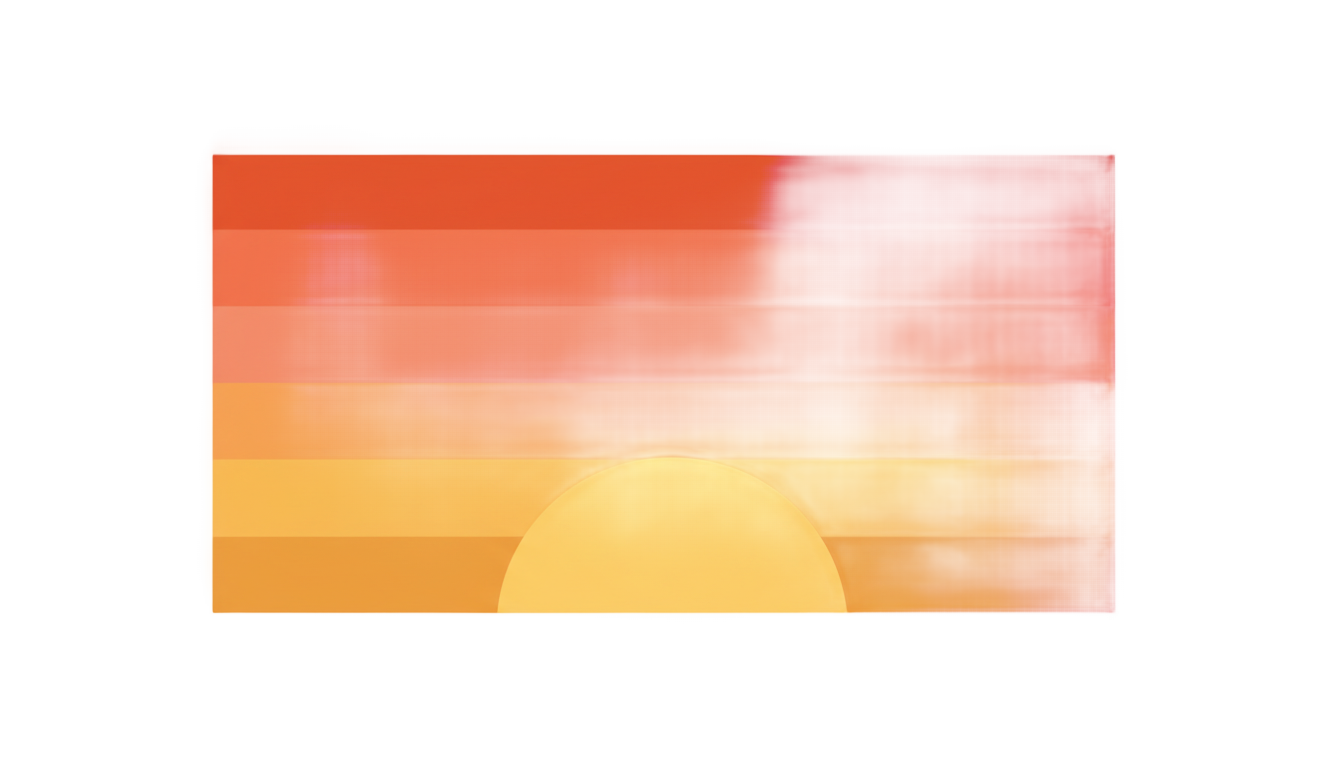 retro vintage sunset png PNG transparent background