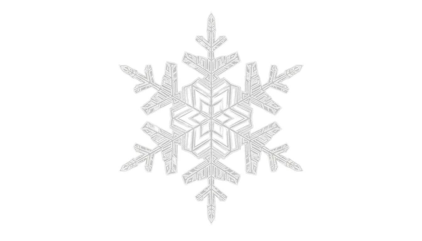 snowflake line png PNG transparent background