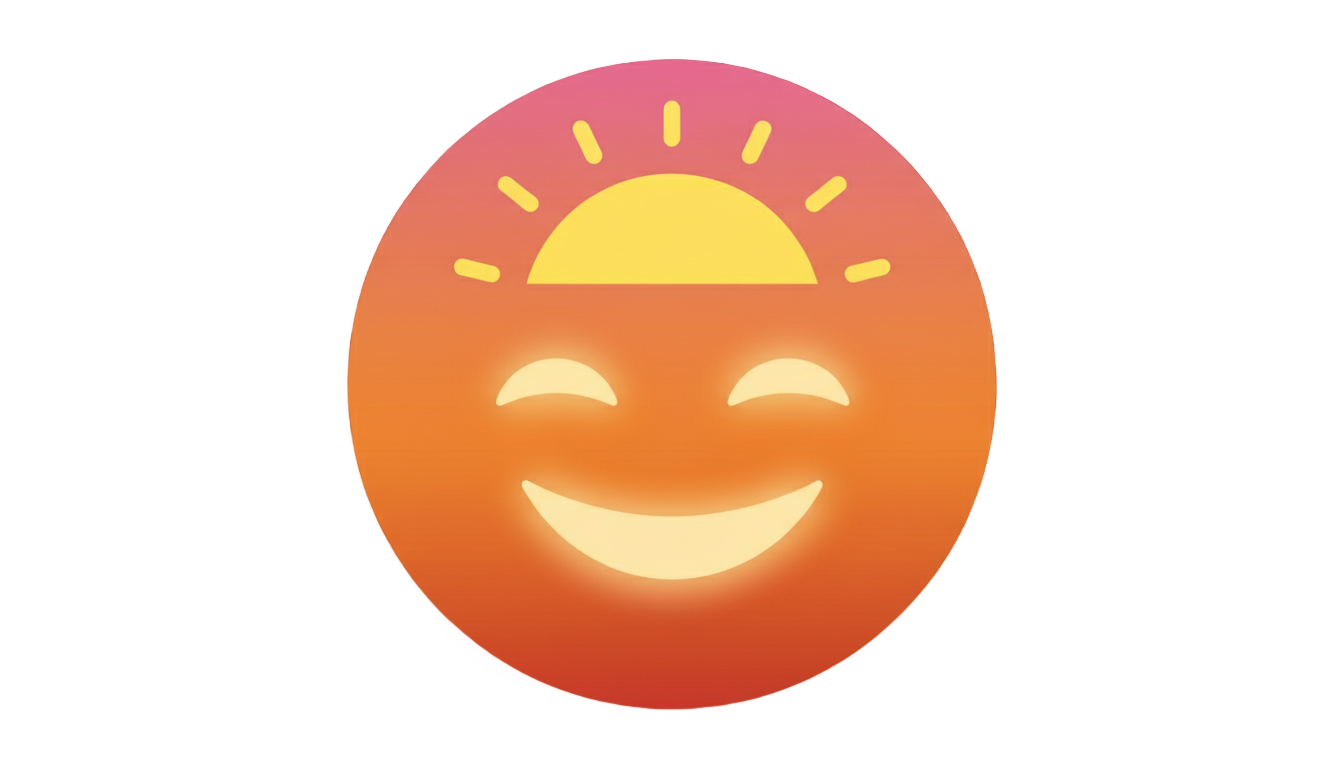 sunset emoji png PNG transparent background