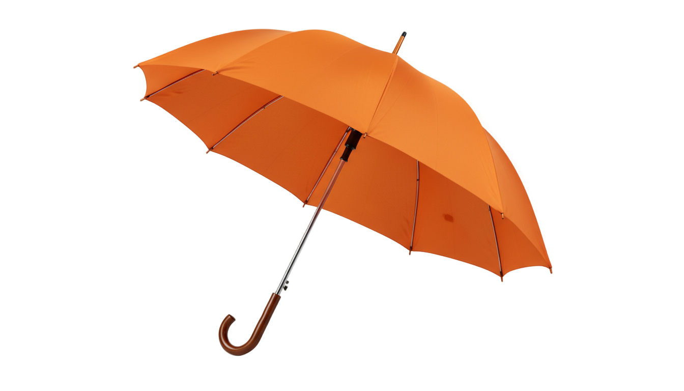 orange umbrella png PNG transparent background