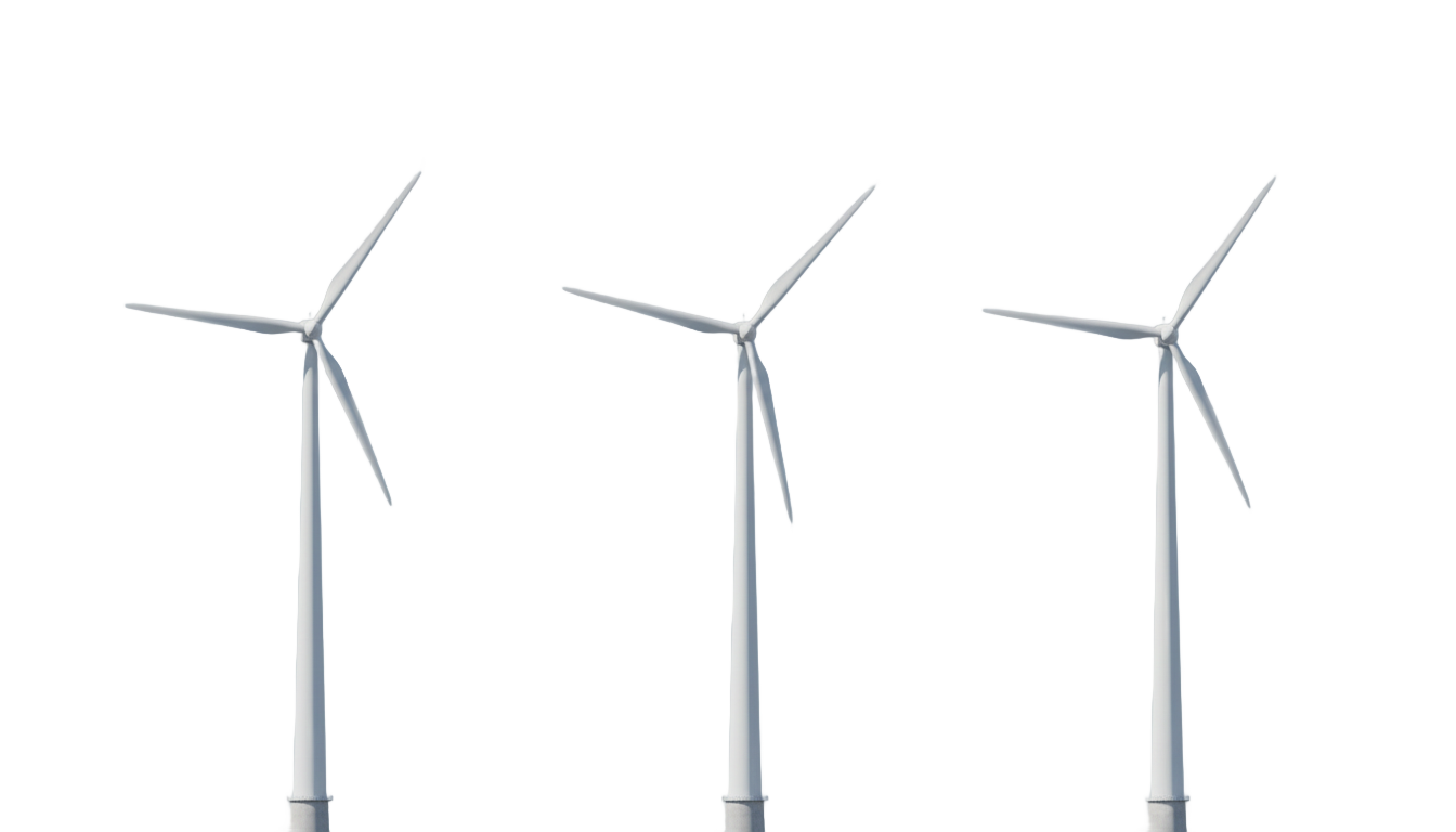wind turbines png PNG transparent background