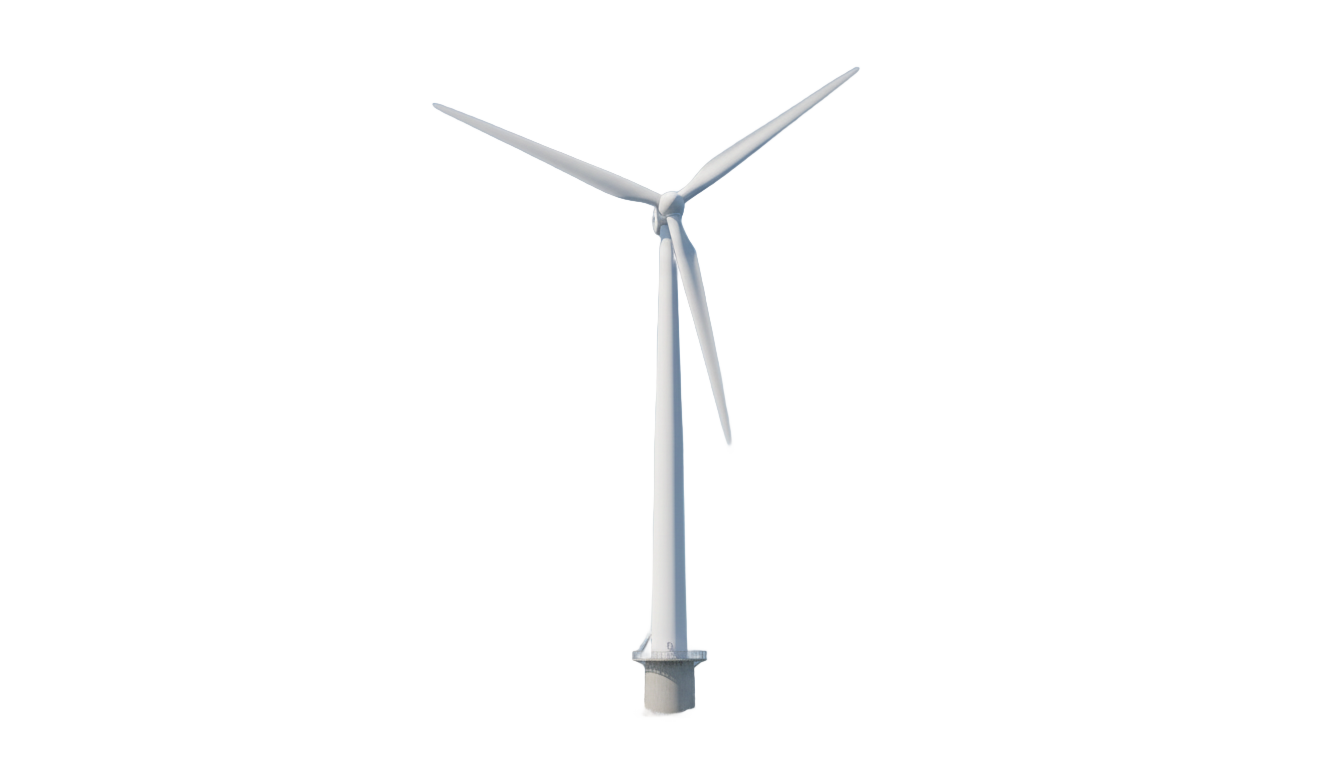 offshore wind turbine png PNG transparent background