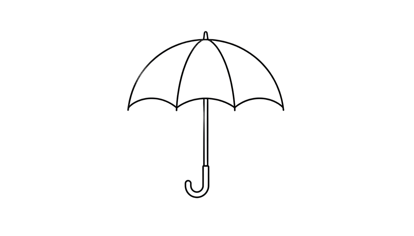 outline umbrella clipart png PNG transparent background
