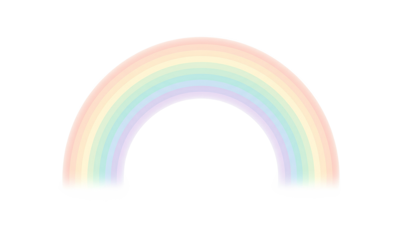 pastel rainbow png PNG transparent background