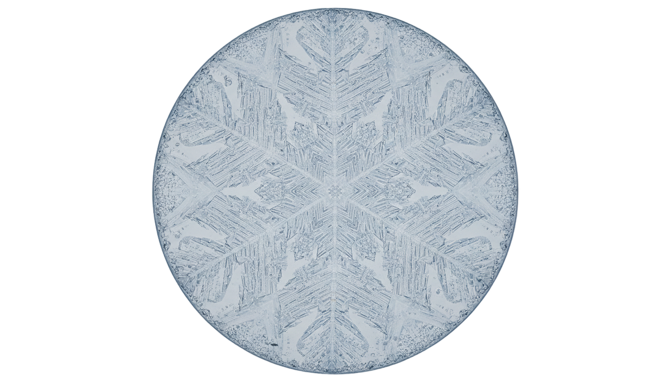 snowflake circle png PNG transparent background