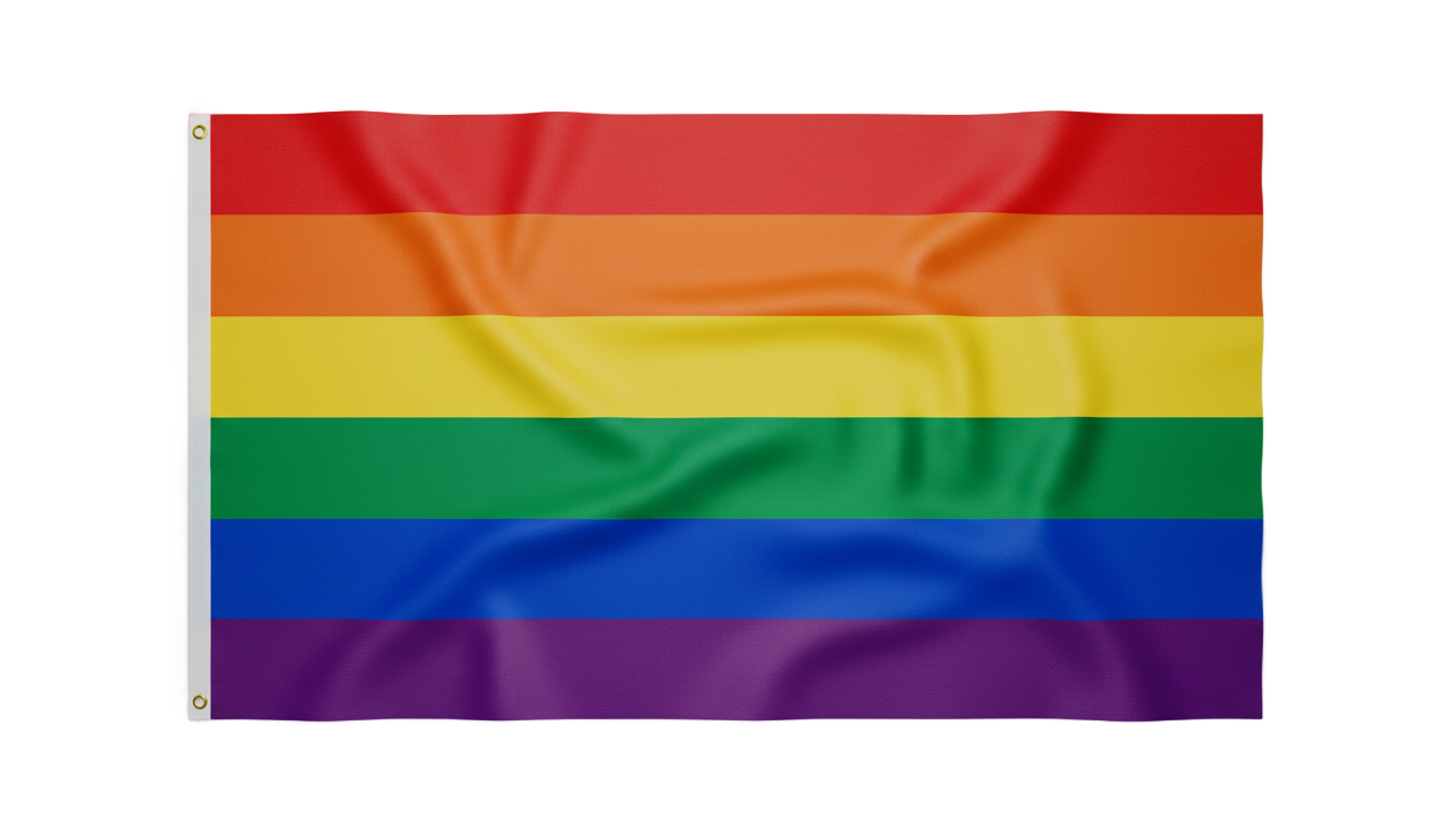 rainbow flag png PNG transparent background