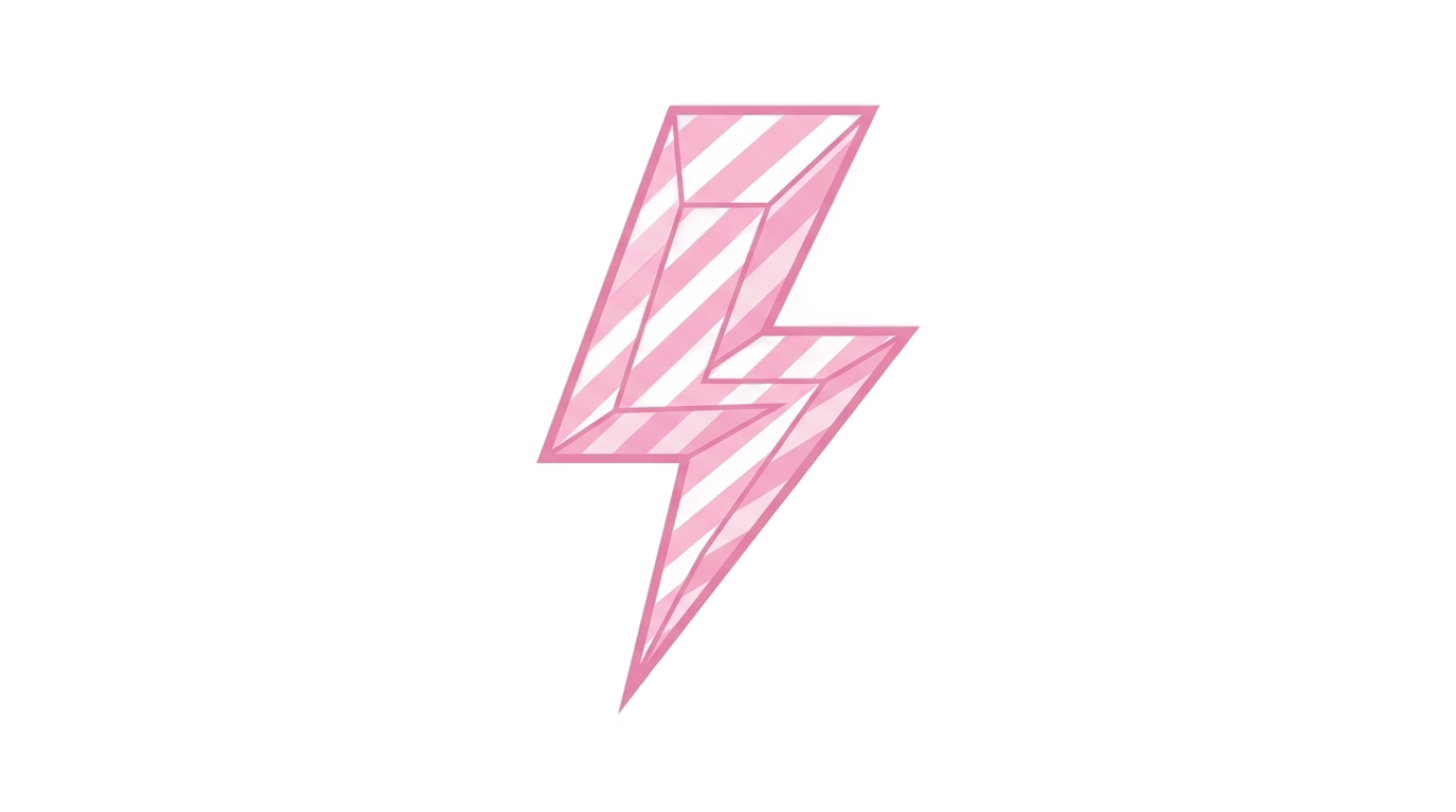 preppy lightning bolt png PNG transparent background