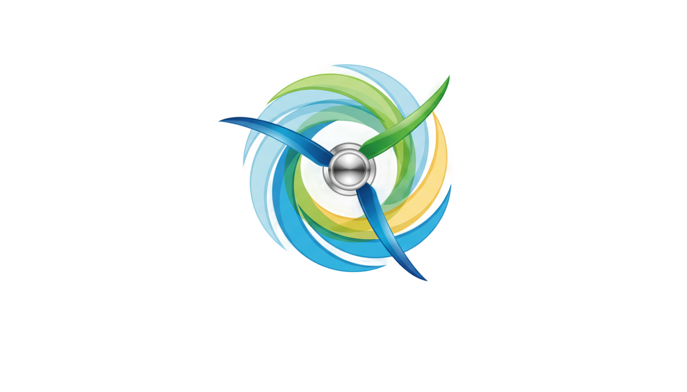 wind energy logo png PNG transparent background