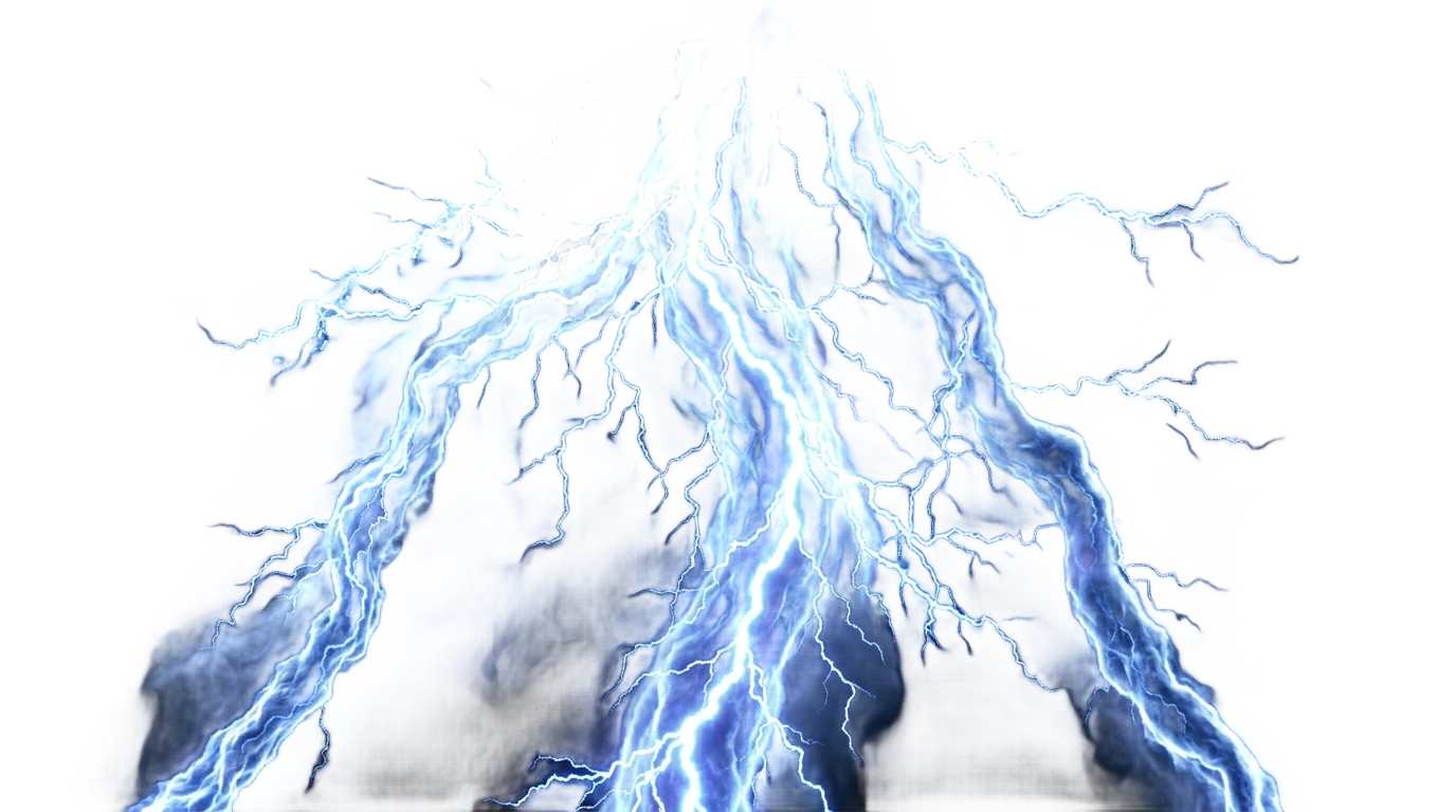 3d lightning bolt png PNG transparent background