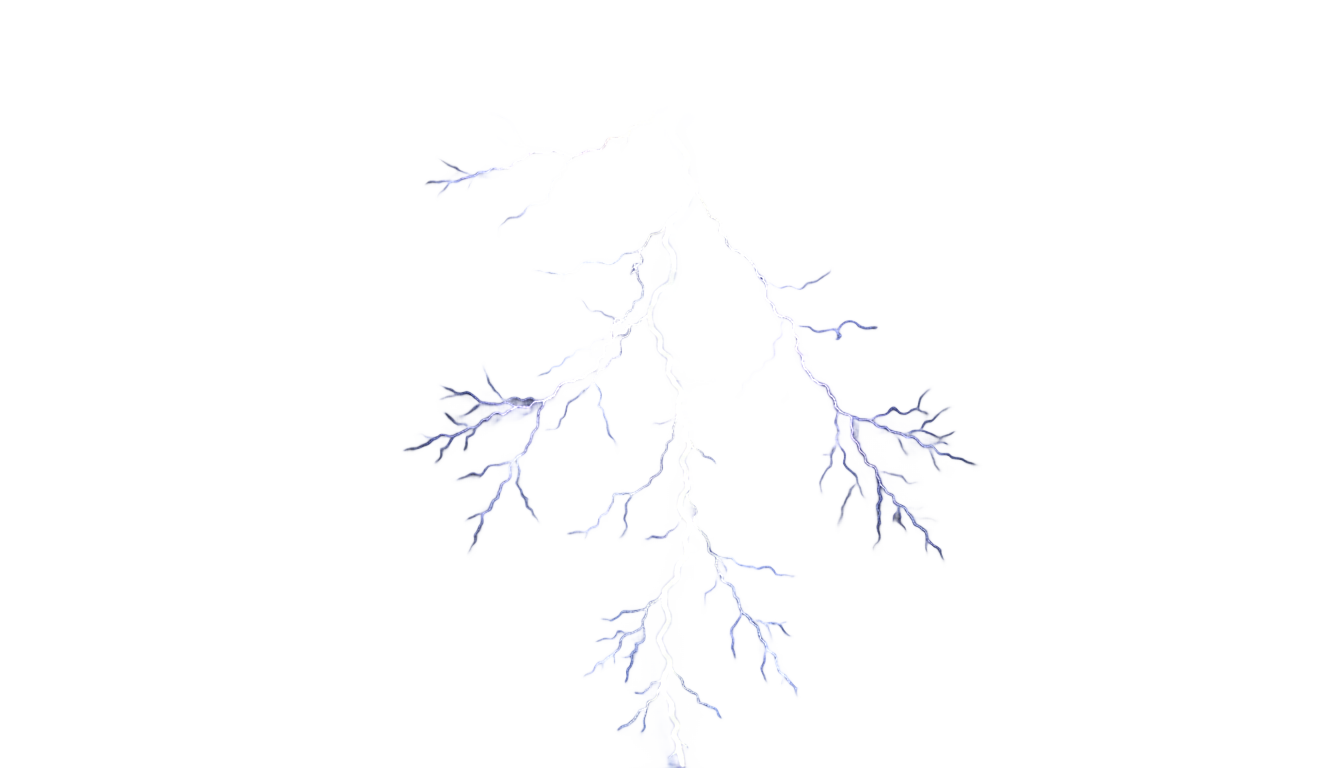 glowing lightning bolt png PNG transparent background