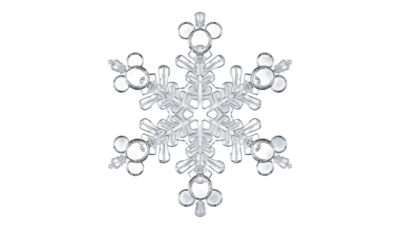 mickey snowflake png PNG transparent background