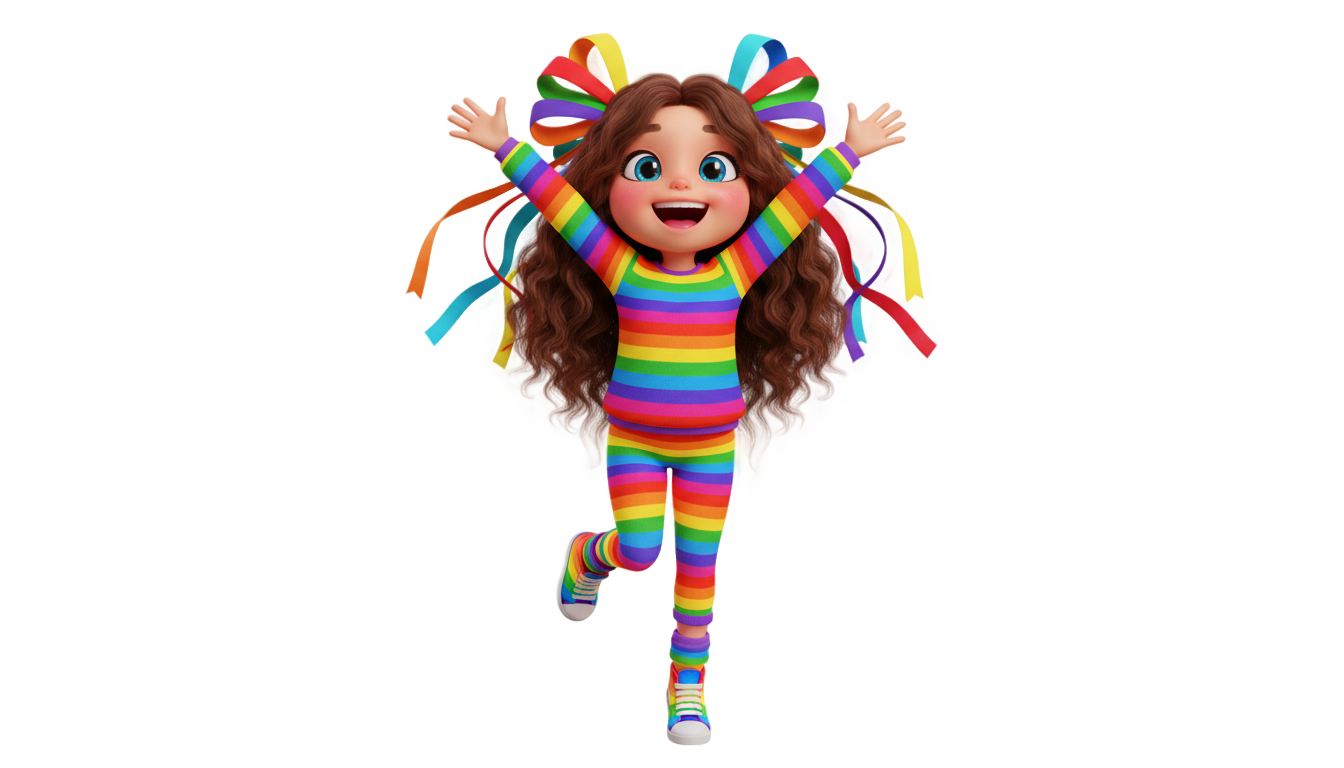 rainbow brite png PNG transparent background