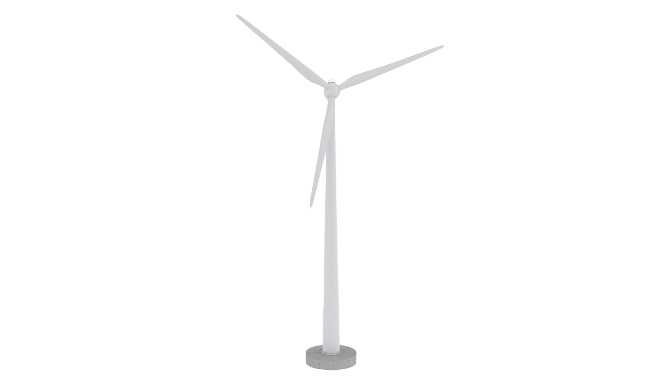 wind turbine png PNG transparent background