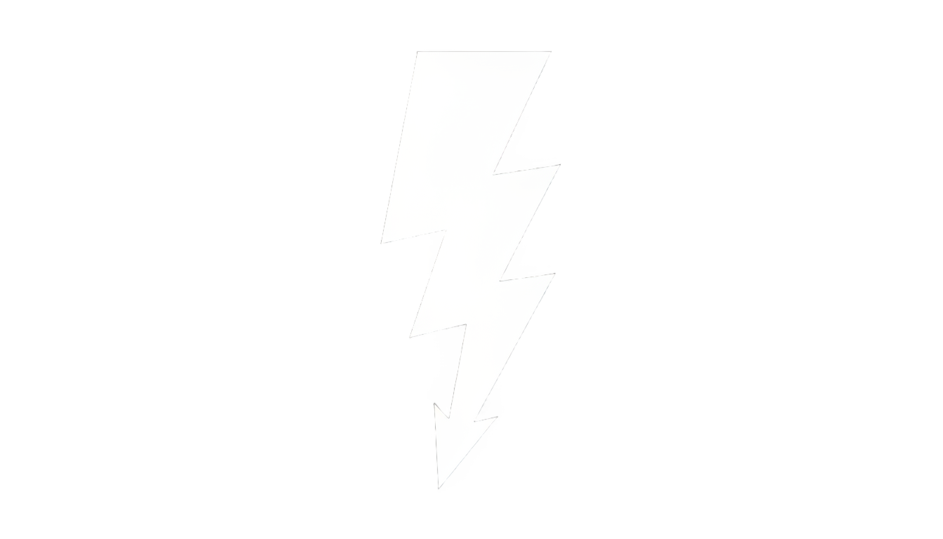 white lightning bolt icon png PNG transparent background
