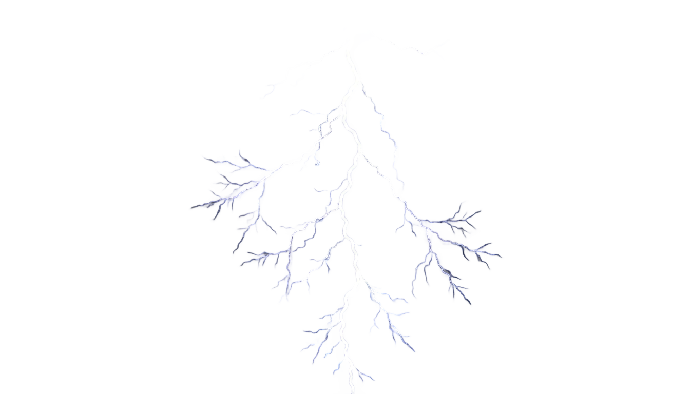 glowing lightning bolt png PNG transparent background