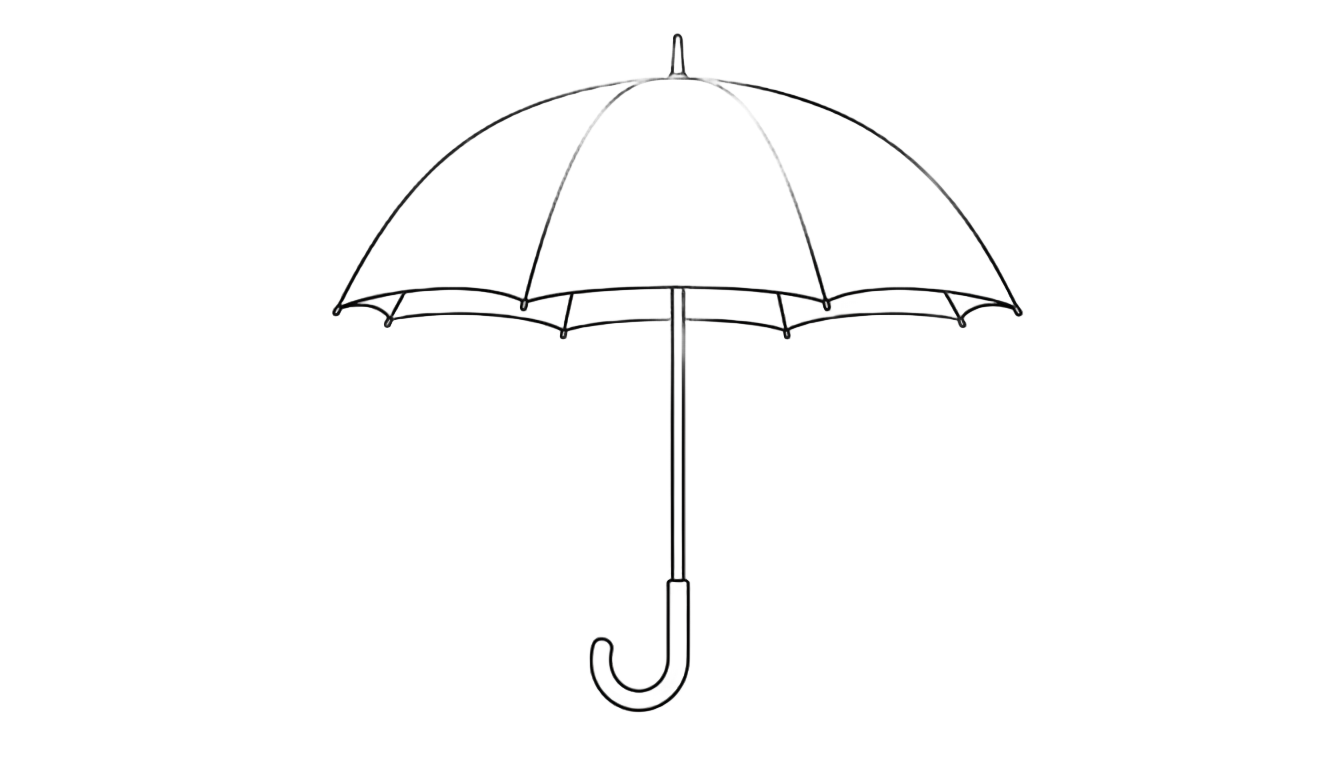 umbrella clipart black and white png PNG transparent background