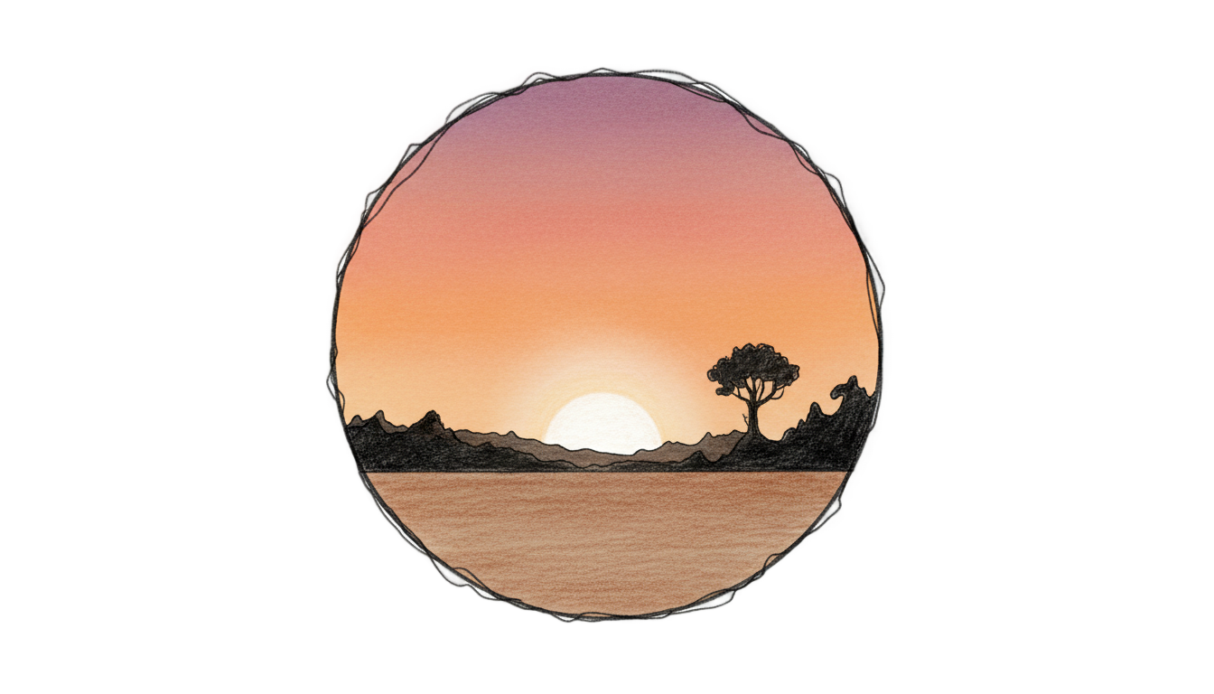 sunset drawing png PNG transparent background