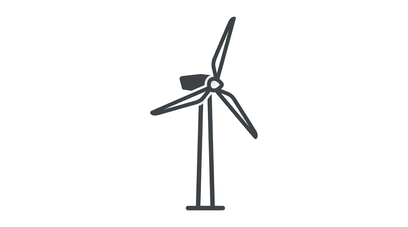 wind turbine icon png PNG transparent background