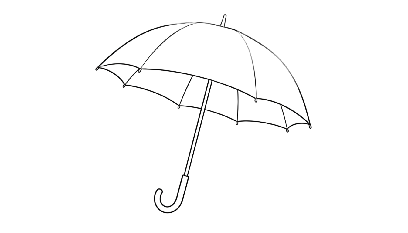 umbrella clipart black and white png PNG transparent background