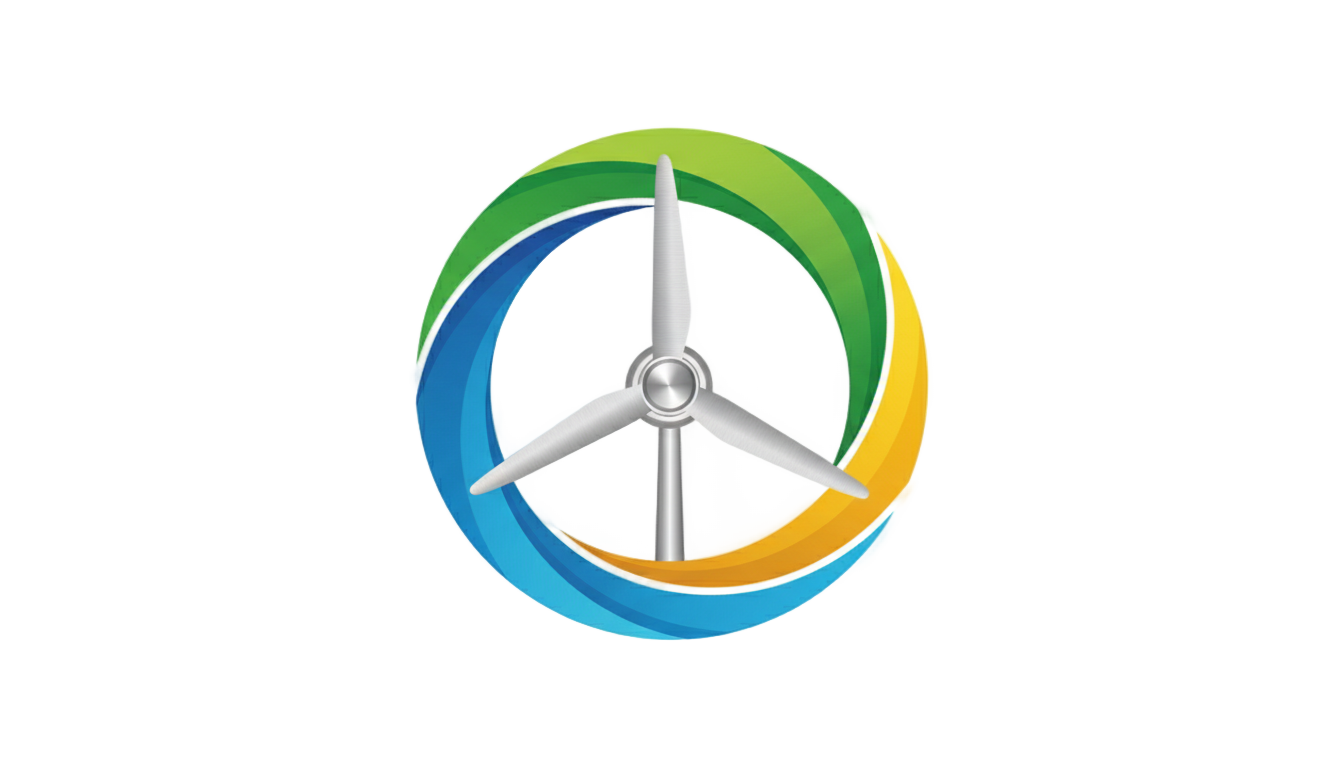 wind energy logo png PNG transparent background