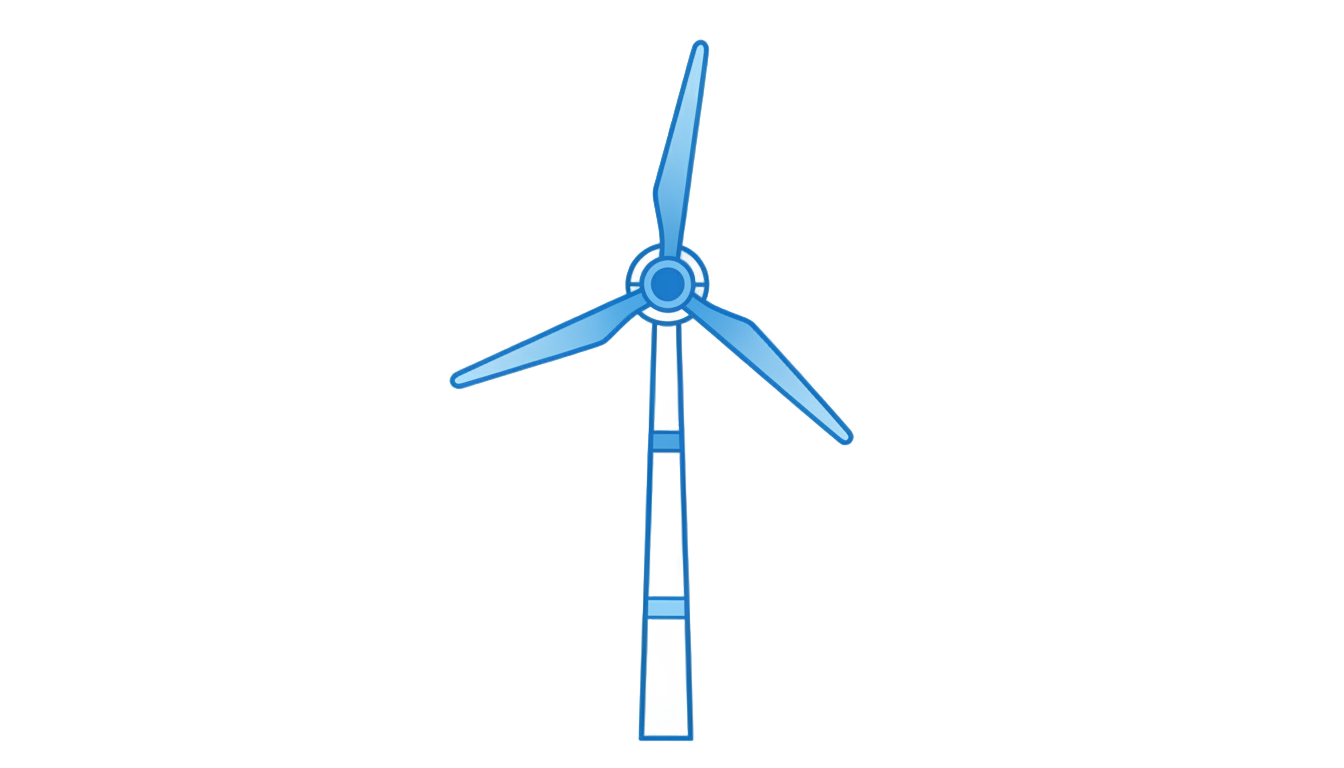 wind turbine logo png PNG transparent background