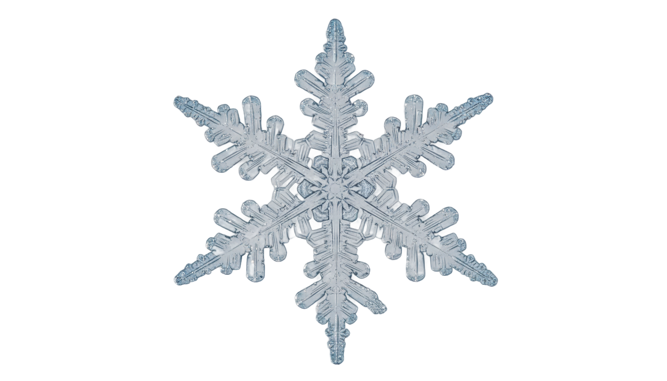 light blue snowflake png PNG transparent background
