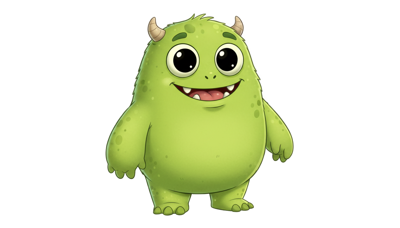 rainbow friends green png PNG transparent background