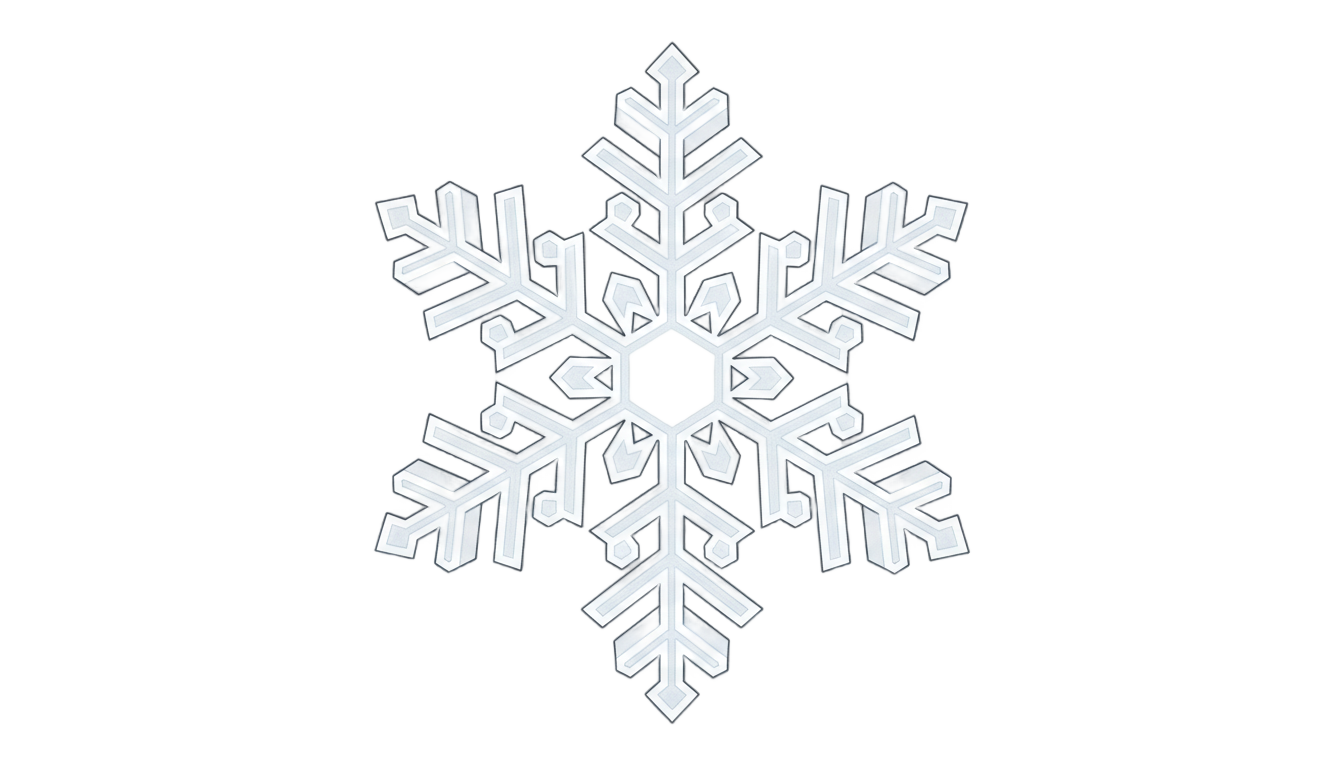 snowflake template png PNG transparent background