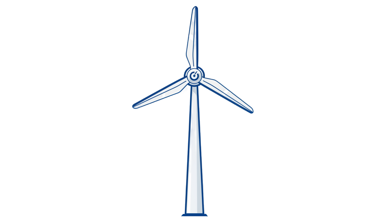 wind turbine logo png PNG transparent background