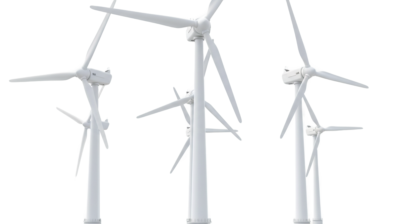 wind power plant png PNG transparent background