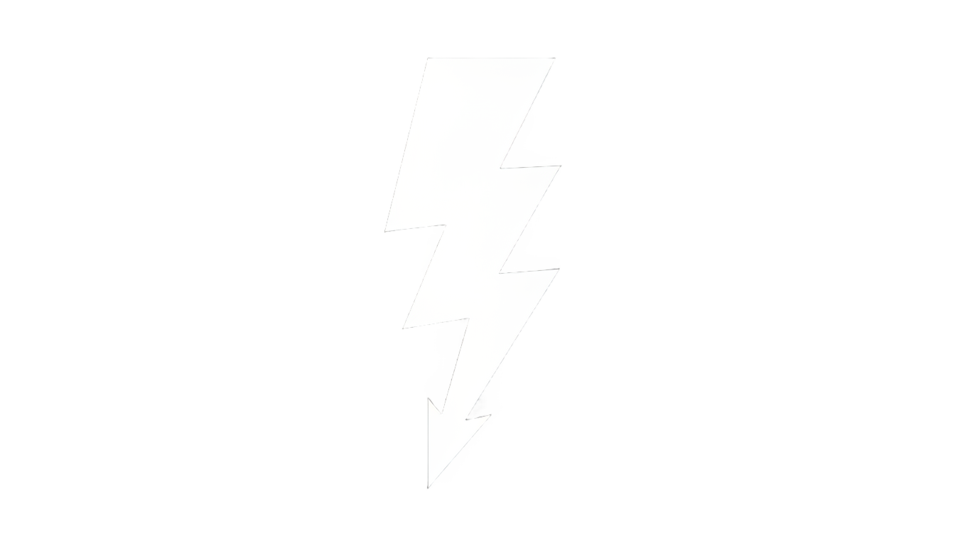 white lightning bolt icon png PNG transparent background