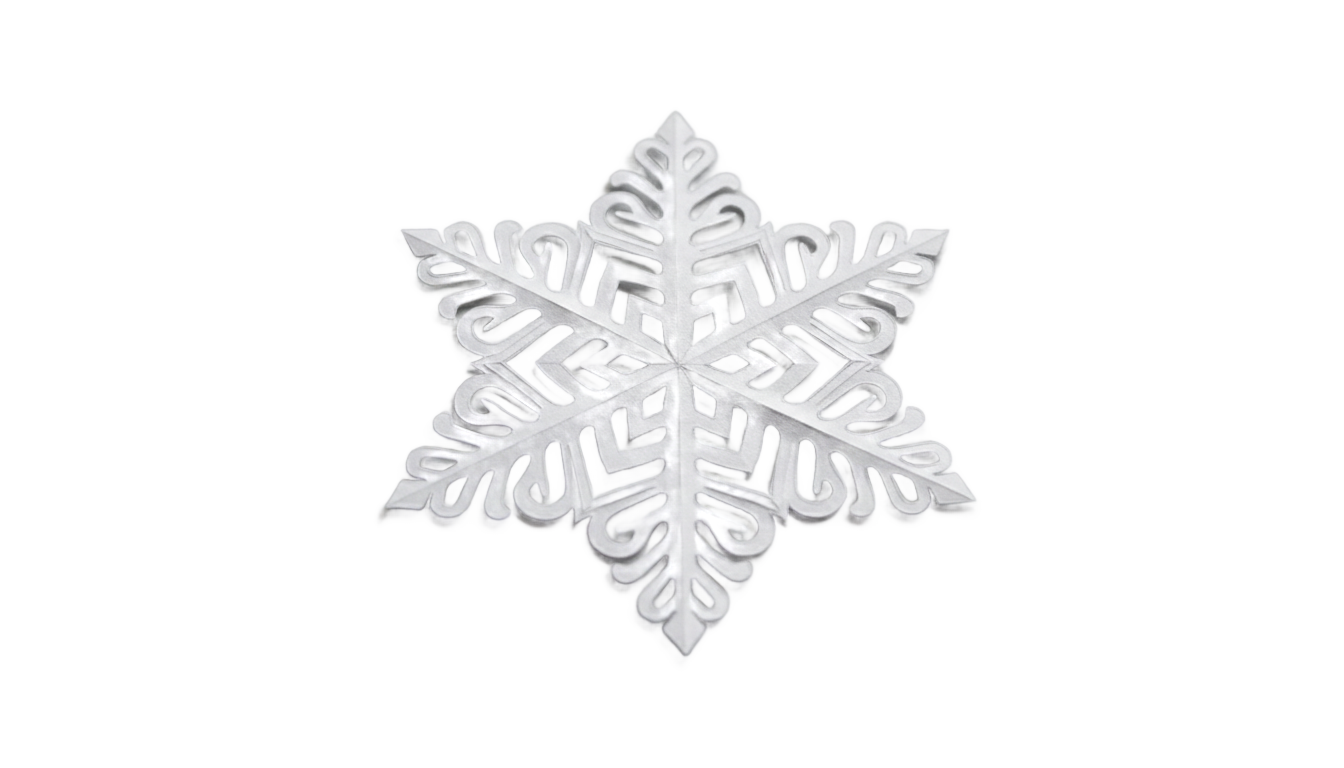 paper snowflake png PNG transparent background