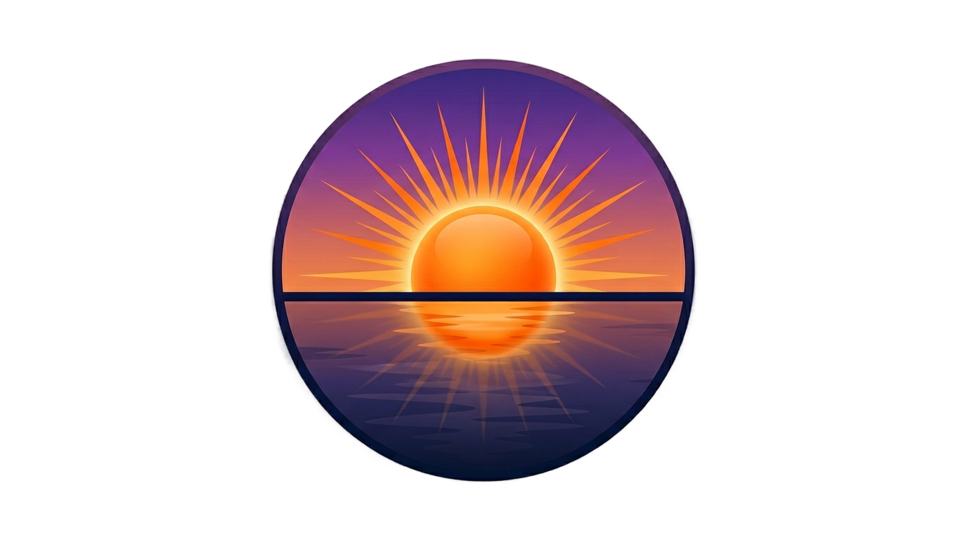 sunset icon png PNG transparent background